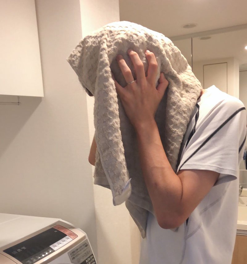 体の大きな男性でもしっかり拭ける