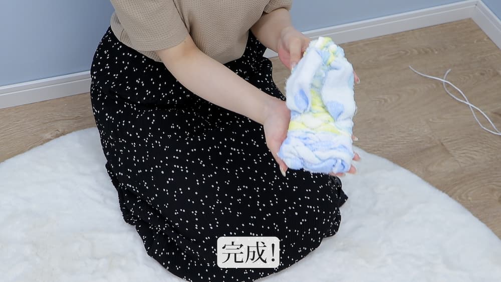 タオルサンダルの完成!