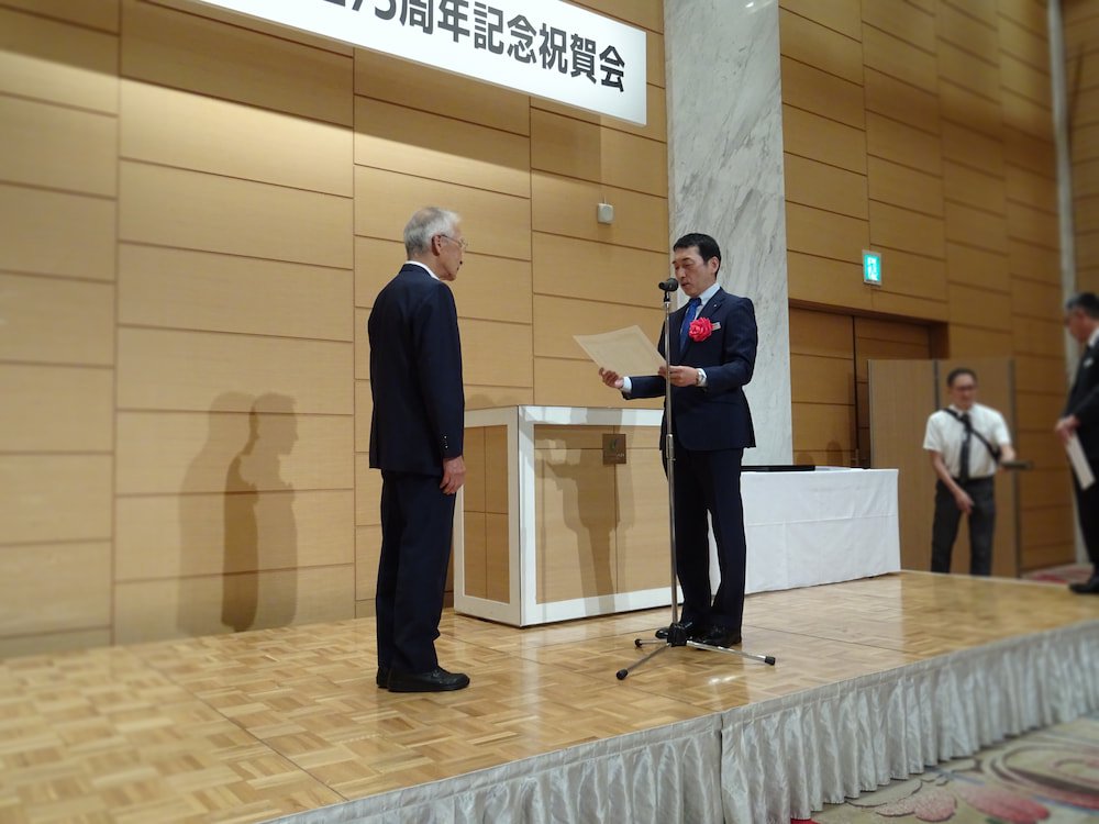 表彰式の写真