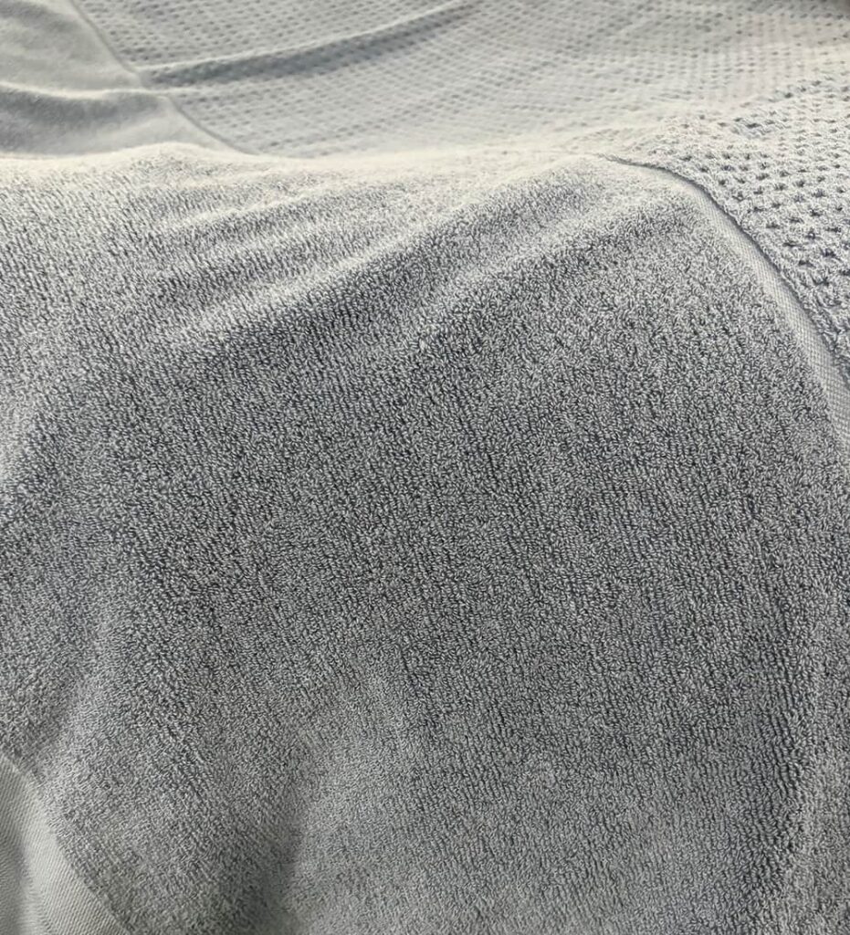 ふんわりと仕上がったタオルの写真 ダイワタオル協同組合